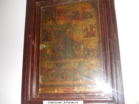 vand vechituri comuniste icoana foarte veche, observa cat multe carii are fata spate, aici reiese