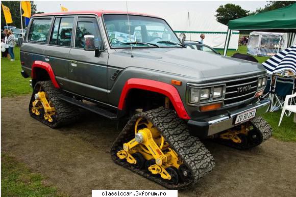 '82 toyota land cruiser hj60 toyota hj60 echipata mattracks arata cam asa, schimb unul prea dau vant