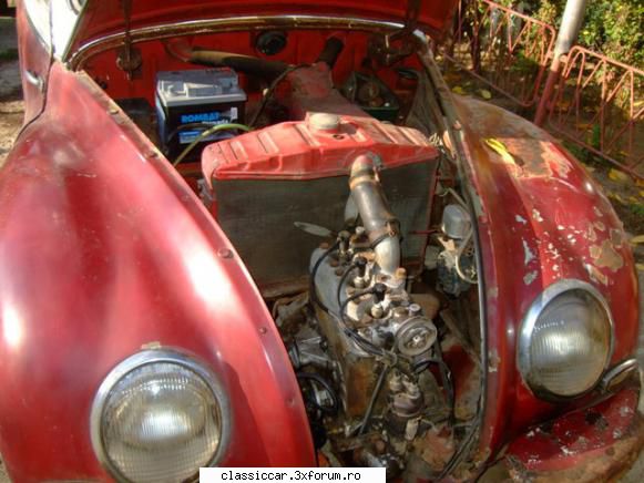 ifa 1953 cumparat masina din buc ,insa cabrio rosu alb .nu stare dar bun proiect fapt demarat