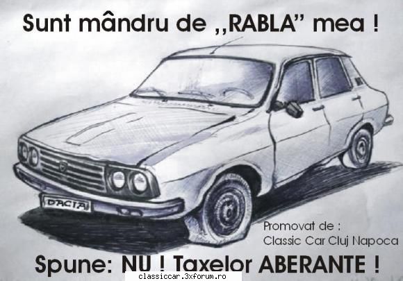 concurs autocolant �is mandru rabla mea� amb13 pune jos undeva scris mai mic,si promovat classic car