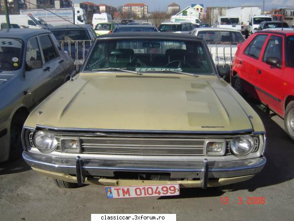 clasice din timisoara alt dodge (model dart swinger) mai tanar ani decat cel sus. foto din 2008,