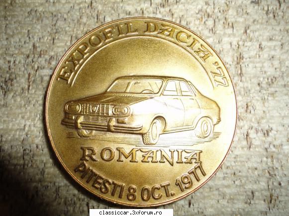 medalie dacia ofer spre vanzare medalie dacia, emisa ocazia unei expozitii filatelice din 1977.