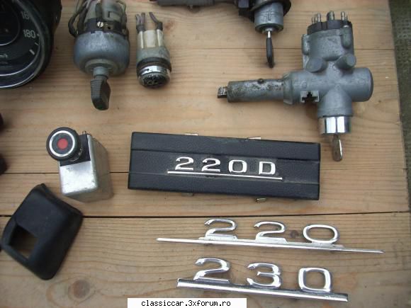 vand piese pentru mercedes w114 /w115 bot cal releu avarii complet buton roncontact cheie diferite