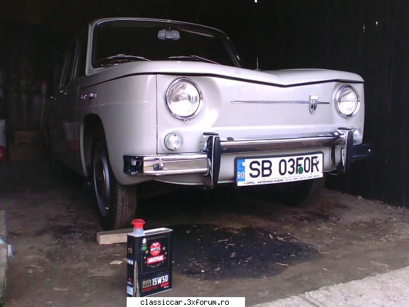 dacia 1100 1971 masina gri din primt schimb ulei motul ! 