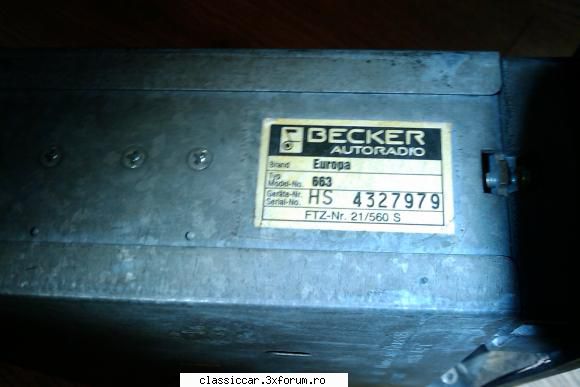 sticker becker europa 663