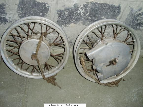 piese roti aluminiu 16" fata/spate rotile)