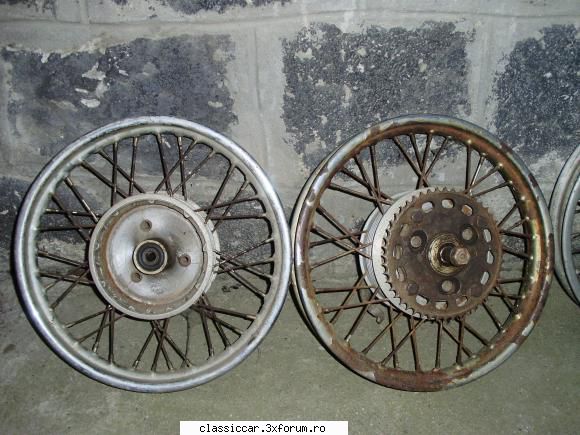 piese roti fier 16' fata/spate rotile)