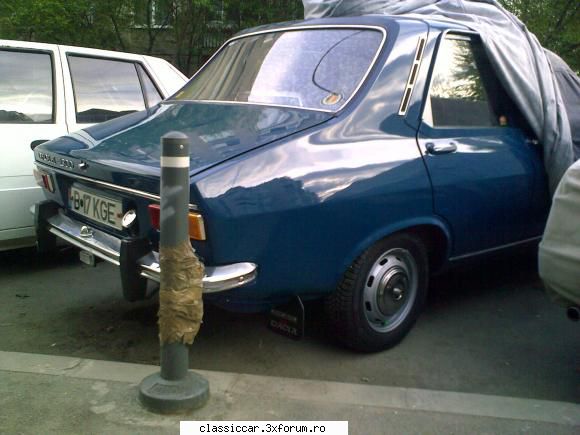 dacia 1300-1971 vopsit jantele, lustruit capacele montat noroi