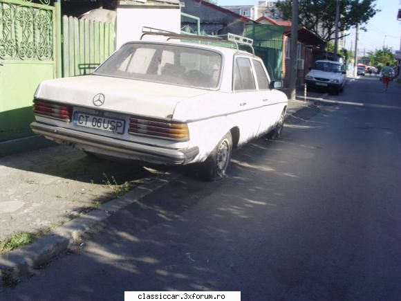 mai sunt citeva masini vechi constanta care merita salvate! mercedes w123