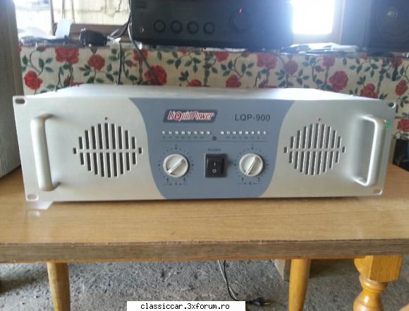 audio putere :&nbsp; x200 w&nbsp; rms ohmi&nbsp; banda sunet 20hz -30 khz&nbsp; pret :220 e&nbsp;