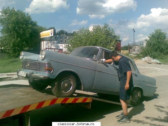 opel rekord 1968 prima escala valea bucuresti ... rampa