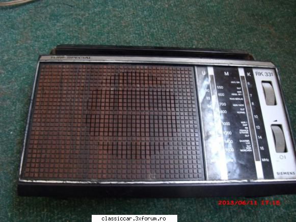 diverse adauga radio siemens turf special, 1972, lungimi unda, um, uus, functional are mica problema