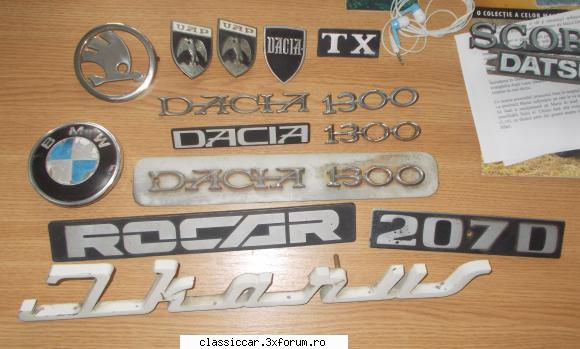 70 lei tot ce se vede  :hi:  (fara scorpio si datsun) vand embleme
