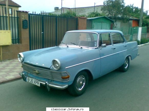 opel rekord 1968 asa  dupa 