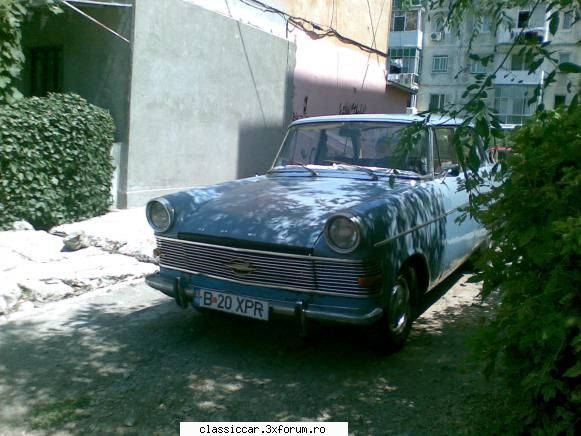 opel rekord 1968 p2  a  luat  itp..ul si  acum  ziua  de 