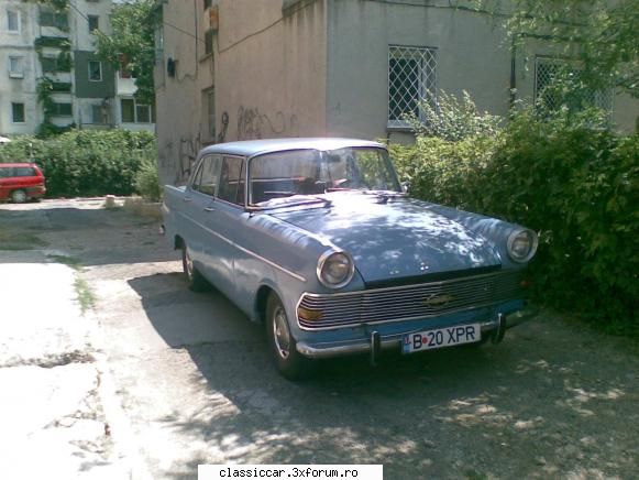 opel rekord 1968 se  ca  doar  a  fost  cam  agitata!