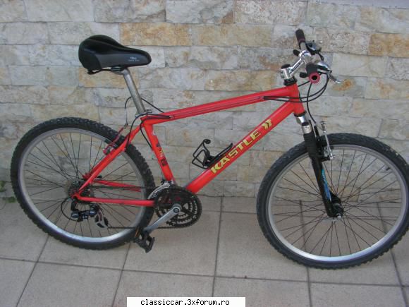 de vanzare mtb kastle , cadru 16 tranzx + pipa originala mai combo shimano, sis (fata) si tourney