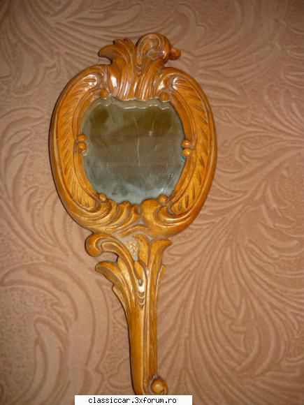 trofeee cerb oglinda sculptata veche pret 100 leitel 0723198400