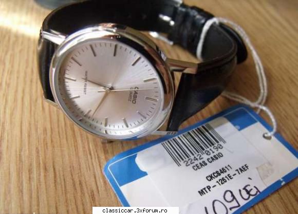 vand ceasuri casio noi casio mtp 1261e 7aef 100 ron