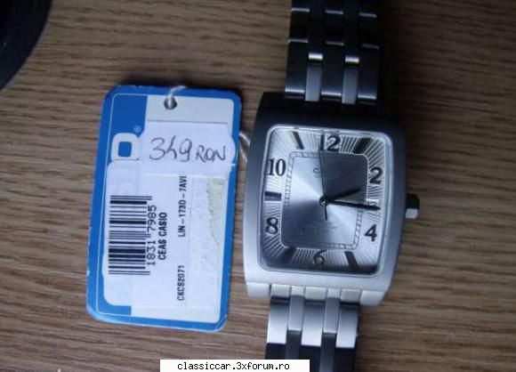 vand ceasuri casio noi casio lin 173d 320 ron