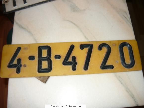 numere vechi plastic-50 lei