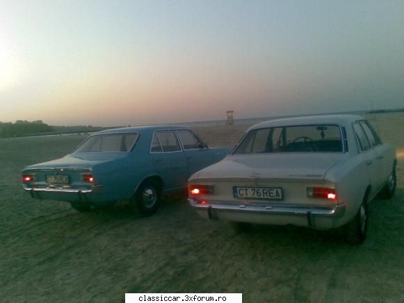 opel rekord 1968 la  mare  de  la  bucurestii