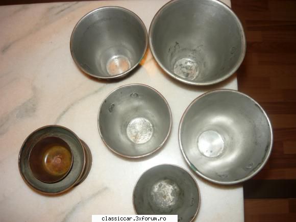 set ibrice din cupru cafea pentru nisip poza3