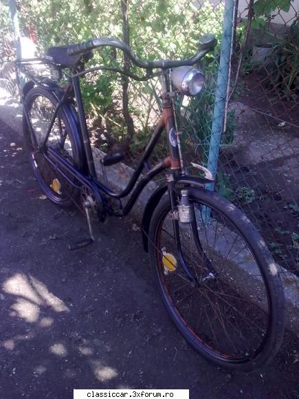 bicla veisman 1938 azi mine colectie bicla din 1938,roti 26,la vopsea originala