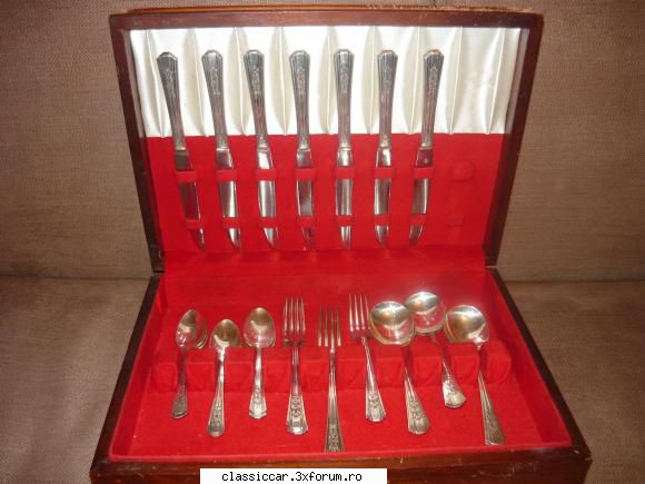 poza2 set  tacimuri 6 persoane placate cu argint