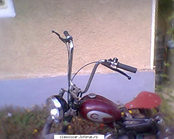 mobra super 1979 bobber (in ultima poza care facut-o. ajuns comenzile le-am pus sus, astept acum