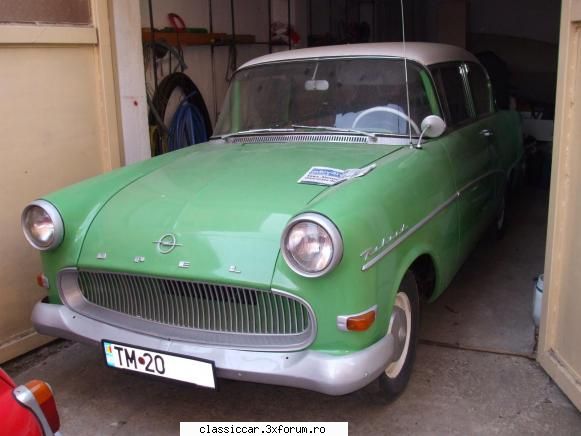 clasice din timisoara opel rekord dar fara frane, fabricat 1958