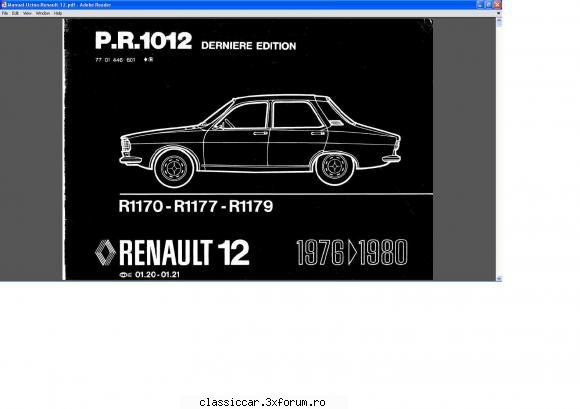 diverse manuale renault, citroen manuale format pdf :-manual uzina renault 1976-1980 422 raparatii