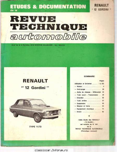 diverse manuale renault, citroen renault gordini