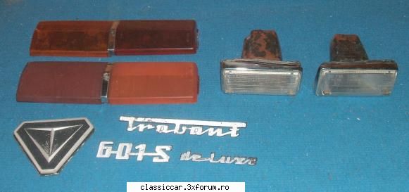 cateva piese vand cateva piese pentru masini mai vechi:- emblema lei- lampi spate fiat 124, numai