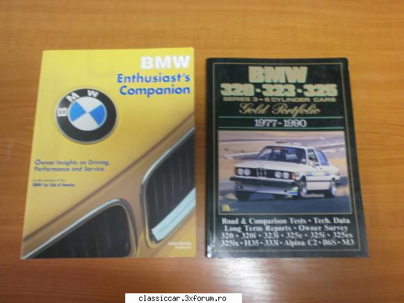 vand carti colectie pentru bmw doua carti nelipsit din biblioteca bmw clasice.