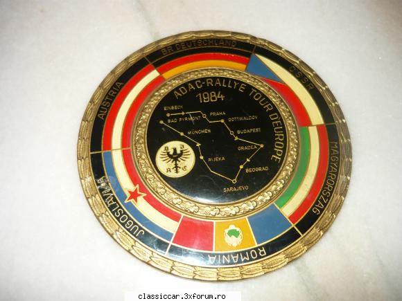 raritate placheta raliul dunarii 1984 este piesa foarte rara din bronz email ,stare foarte buna