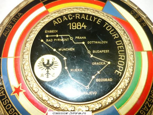 poza2 raritate placheta raliul dunarii 1984