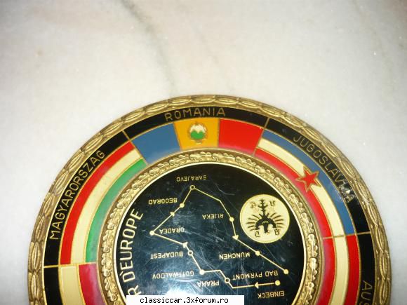 raritate placheta raliul dunarii 1984 poza