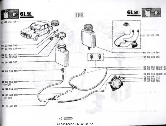 dacia 1300 -1976 exista doua t-uri ambele motor. iar rezervorul are stut mica supapa by-pass care Admin