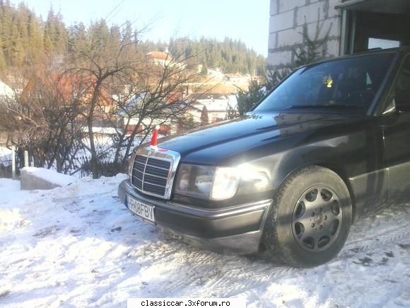 mercedes benz w124 craciuni fericit