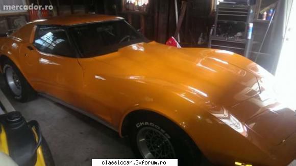 anunturi romanesti vazute net corvette stingray .culoarea portocaliu .piele maron interior .plafon