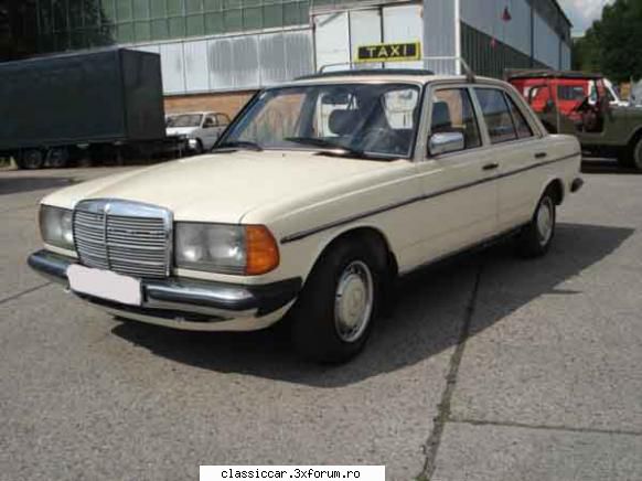 dezmembrez mercedes w123 240d vand ori piesa din unui mercedes w123 240 diesel, fost taxi germania
