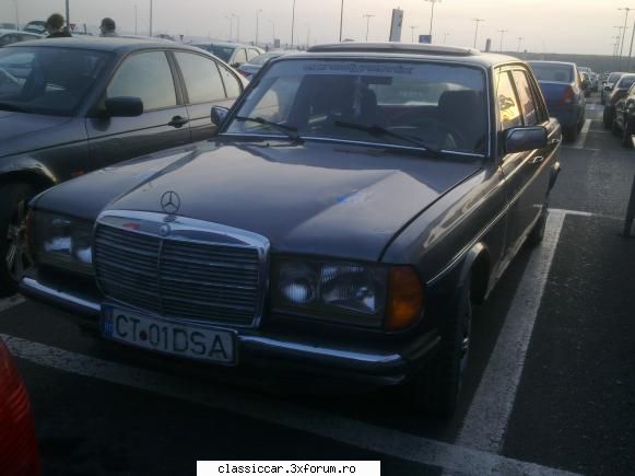 mai sunt citeva masini vechi constanta care merita salvate! mercedes w123