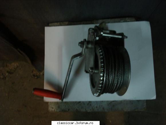 troliu actionare mecanica troliu actionare mecanica pentru 500 kg, lungime cablu diametru cablu