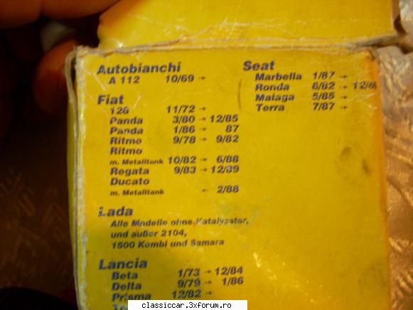 buson hella fiat nou-nout nefolosit