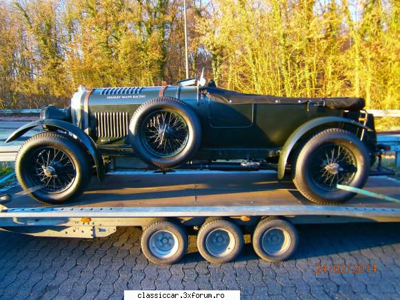 bentley 4.5 litre year 1928 arestat luni dimineata tot autostrada ,una din cele mai frumoase Corespondent 