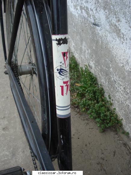ukraina 1970 stikerul original rusesc specific acestor tipului bicicletei prezent stiker impreun