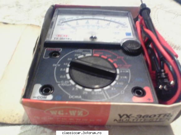 multimetru nou, nefolosit .
sta nefolosit de cativa ani
pret 48 lei


          multimetru nou