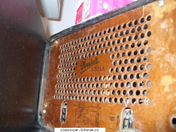 vand radio pionier romanesc lampi cartonul original spate stare estitica buna spre buna