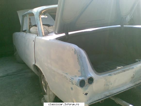 opel rekord 1968 din  spate